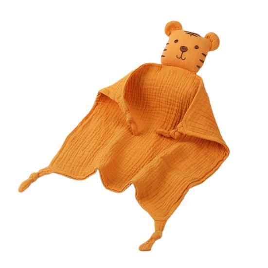 

Плюшевые игрушки-комфортеры для младенцев, успокаивающее полотенце, муслиновая защитная пеленка, панда, кролик, само-успокаивающее полотенце против падения для сна новорожденных Tiger