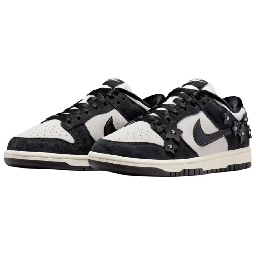 Nike Dunk SE Ajuste Cómodo Zapatillas de Skate Caña Baja Mujer zapatilla Blanca Negra IV4726-002