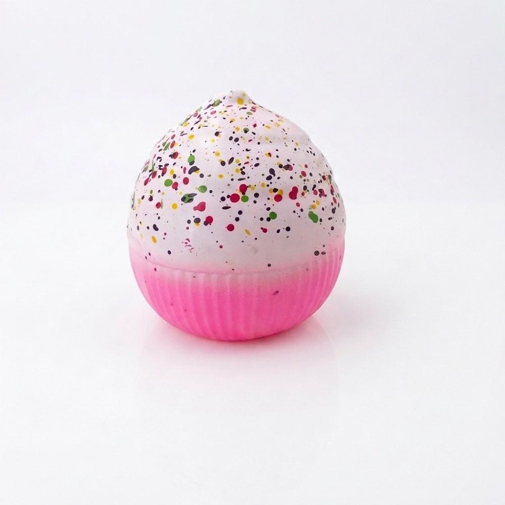 Soft Sensory Fidget Toy TPR Pizza Pinching Toy Fun Simulated Cream Cake Squeeze Toy Small Gift