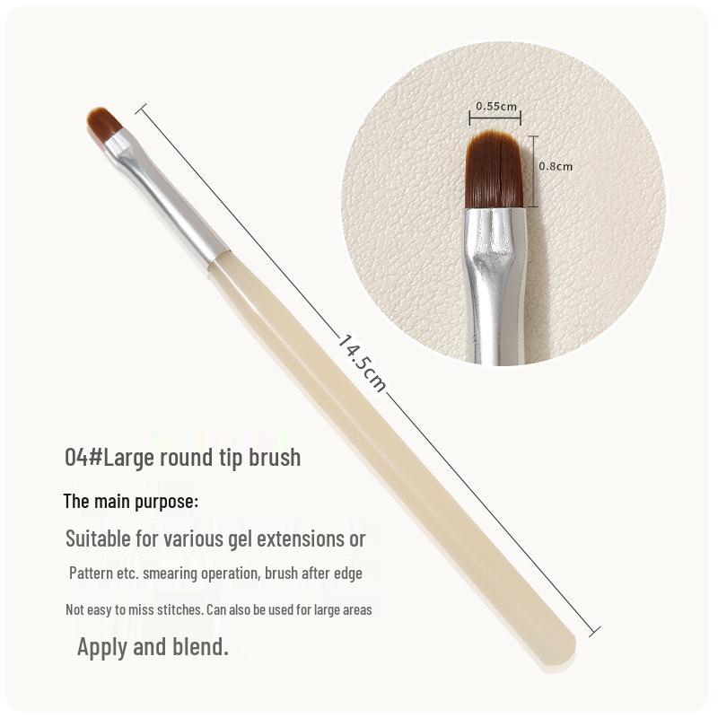 Nail Art Pen for Line Drawing, French Ombre, Gradient, Dotting, and Floral Designs – Light Therapy Tool Brush