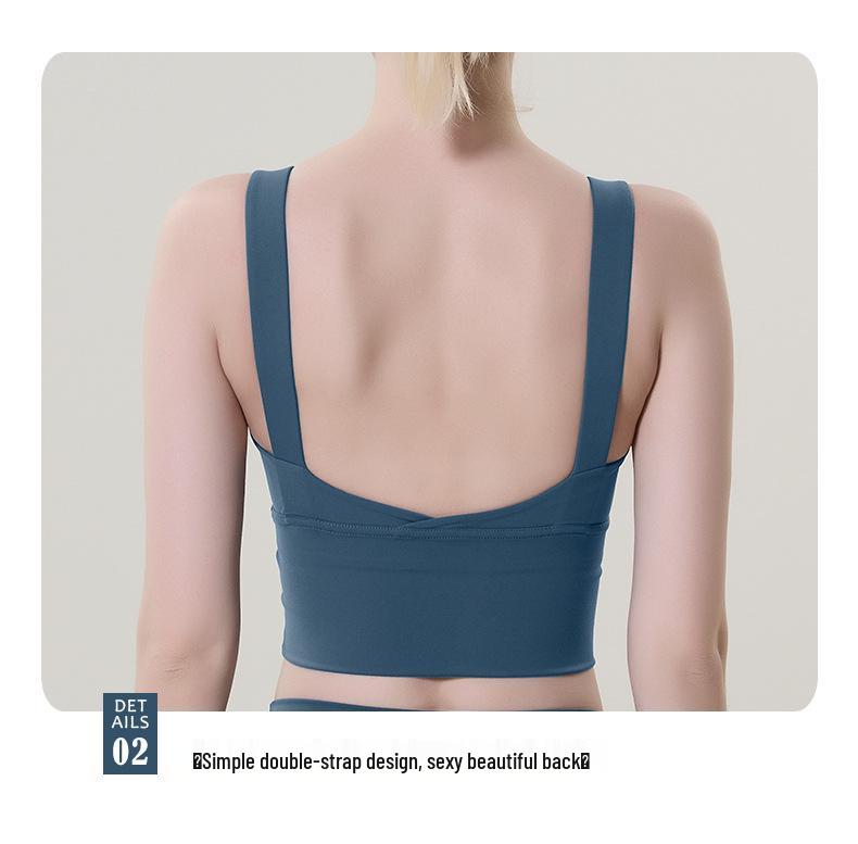Sexy Backless Sports Bra - Shockproof Yoga Vest for Women