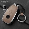 Metal And Leather Car Key Case Cover For Mercedes Benz W176 W177 W205 W206 W212 W213 W222 W223 W167 463 X166 A C E S G Cls Class