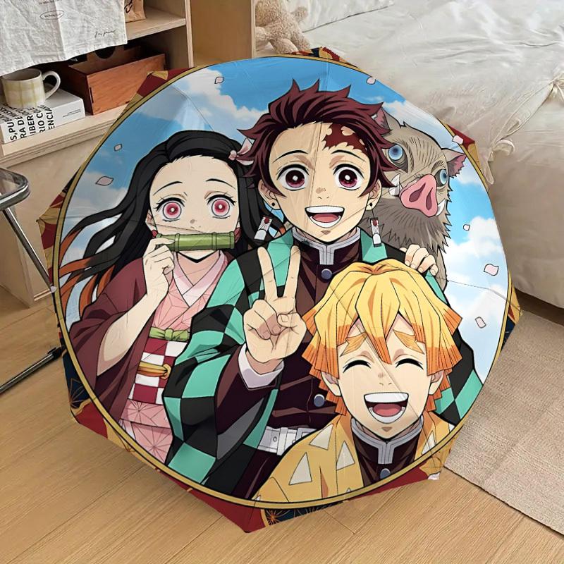 1PC Anime Characters Umbrella-8-Rib Reinforced, Automatic Open, Lightweight & Durable, Cute Fashion Accessory for Outdoor-P2707