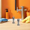 4 ks Podpěrný držák přepážky obrazovky Nerezová ocel Koupelnový hardware pro přepážky Nohy dělicího boxu Veřejné toalety Podlaha