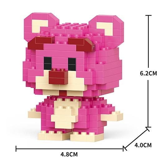Disney Anime Prinzessin Bausteine Stitch Mickey Mouse Mini Action Spielfiguren Blöcke Spielzeug Ziegel Zusammenbauen Spielzeug Kinder Geschenke