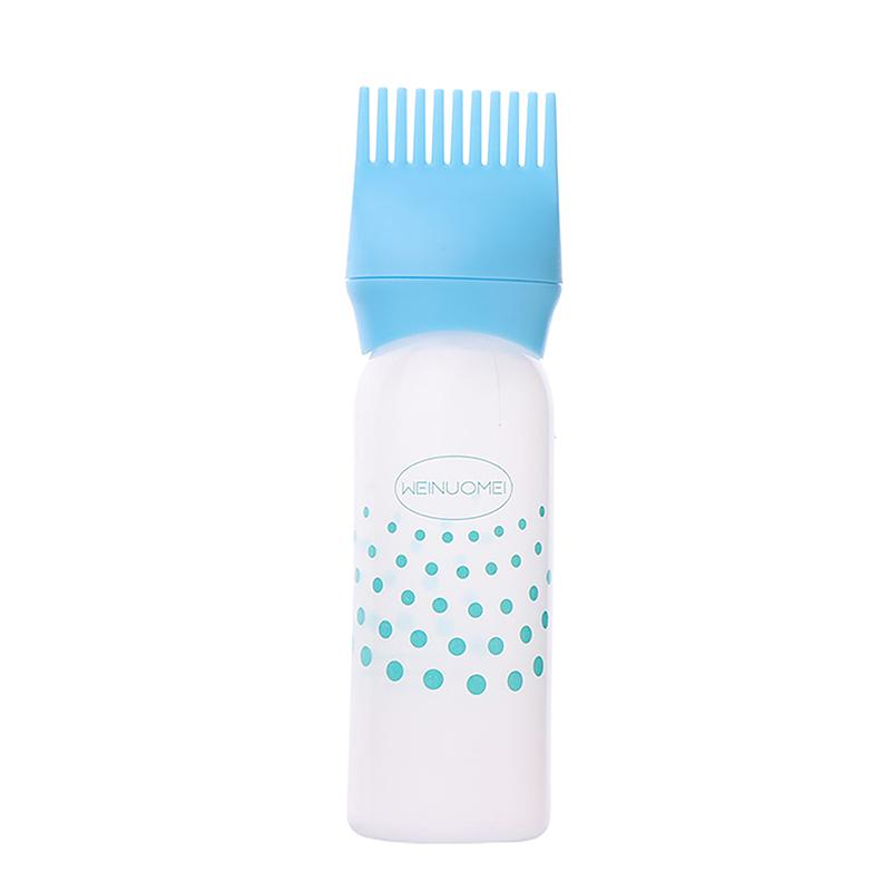 170Ml Hair Oil Applicator Bottle Hairdressing Shampoo Bottle Hair Dye Refillable Bottle Hair Coloring Hairdressing Styling Tools