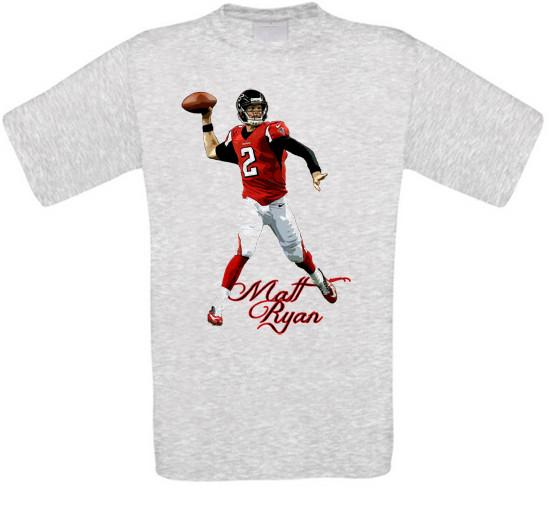 Matt Ryan Atlanta Maglietta Di Football Americano Tutte Le Taglie NUOVA Unisex T-Shirt M