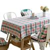 Ins Fresh Hot Sale Pure Cotton Dining Table Cloth Art Tablecloth Simple Plaid Coffee Table Cloth Manufacturer