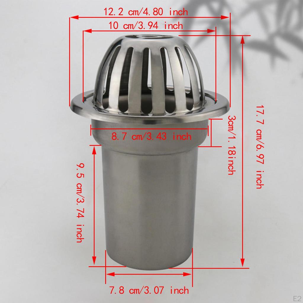 Balkongsluk Anti-blokkering,Tilbehør,Effektiv drenering,Rustfritt stål med høy styrke
