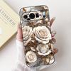 Silicone Butterfly Flower Aesthetic Cover Case For Google Pixel 9 Pro 9A Funda Use For Google 8 8a 8Pro Soft Matte Bumper Capa