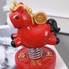 Yousheng Cartoon Horse Figurine Bring Good Luck Wealth Mini Horse Statue Spring Horse Fidget Toy New Year Decoration Ornament