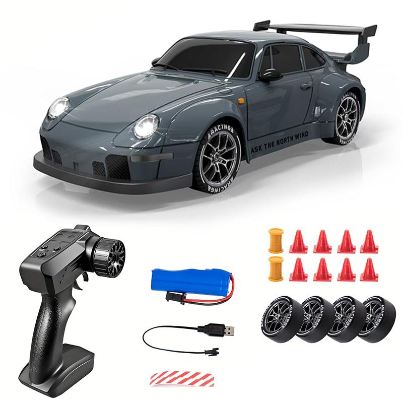 Non-Toxic Rc Mini Car Racing Drift Model 1/24 2.4G Rc Vehicle Linkage Light Set Max Speed 20Km/H Indoor Toys For Children Kids Birthday Gifts