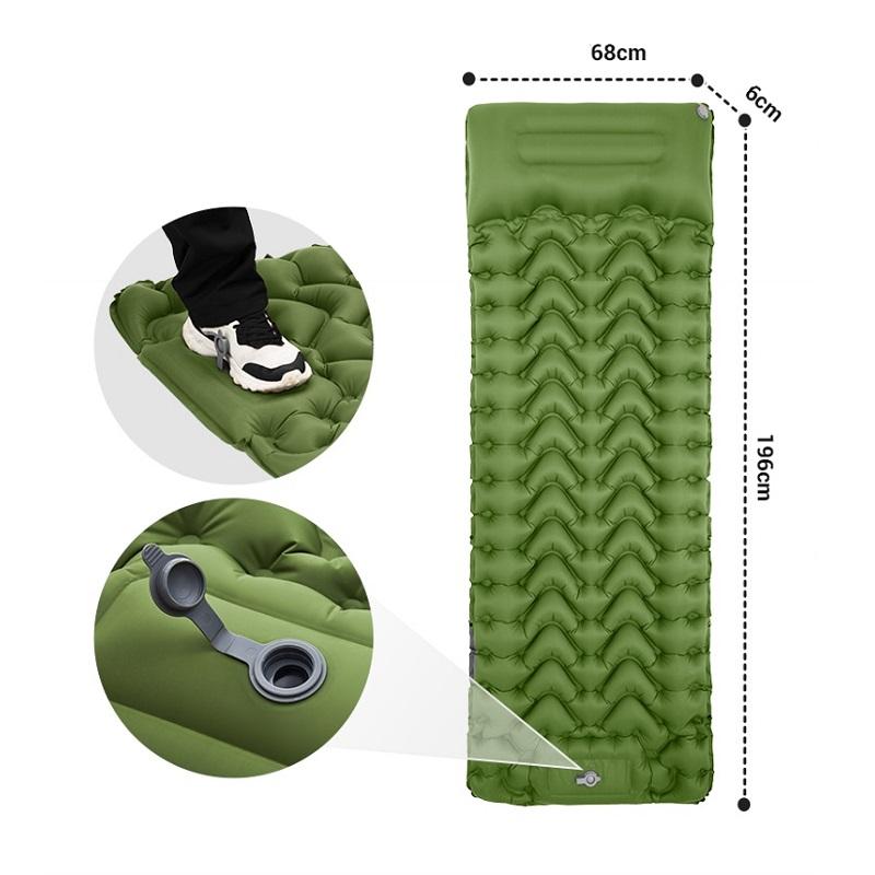 King Camp Deluxe 10 Self-Inflating Mattress - Green