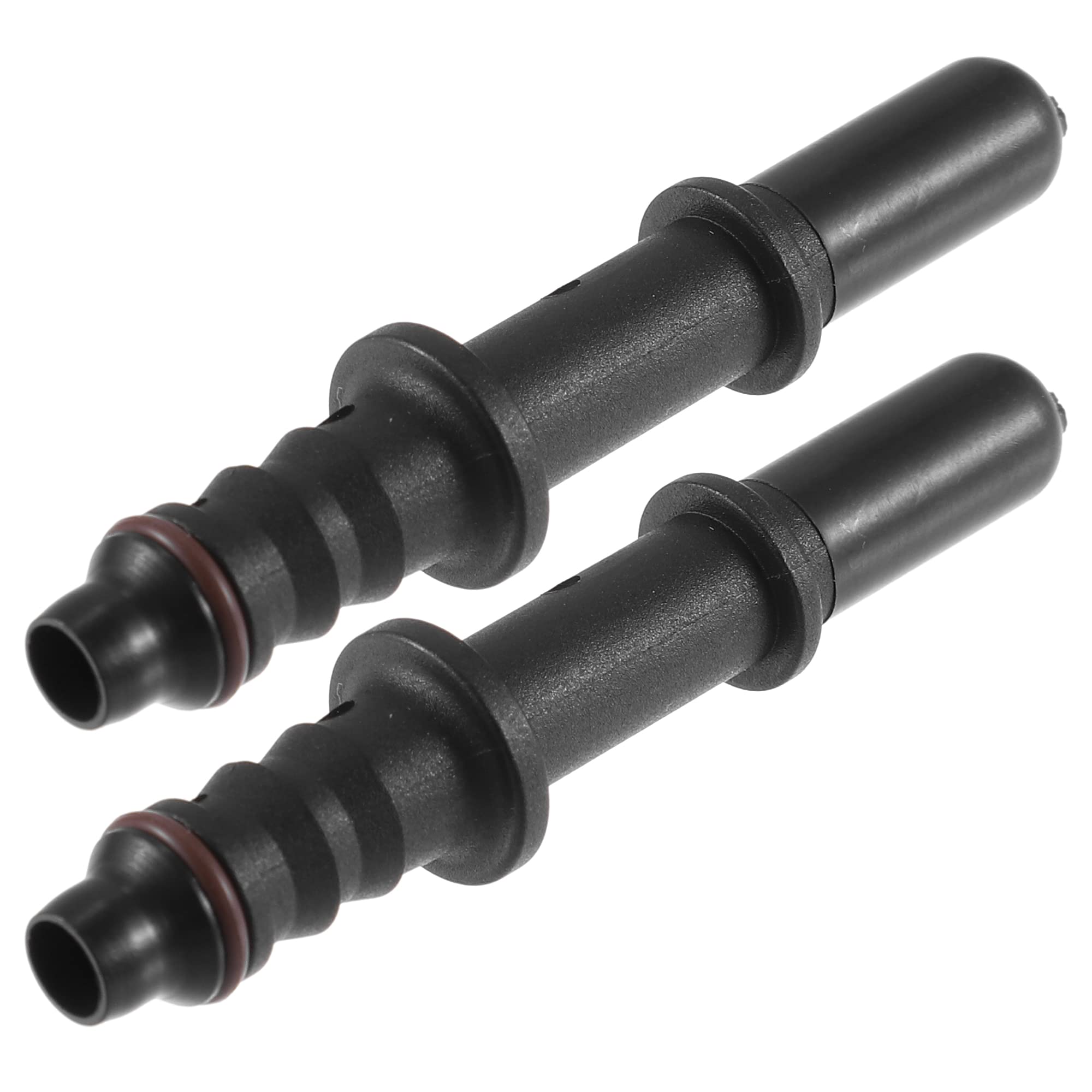

uxcell 2pcs Car Fuel Hose Pipe Quick Disconnect Adapter Connector Push On EFI Fitting 7.89mm-ID6 Plastic Height 62mm 13x62 mm чорний