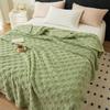 LISM Waffle Fleece Blanket