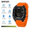 Sanda Men's Multifunctional Waterproof Electronic Watch with Luminous Display and Sports Stopwatch