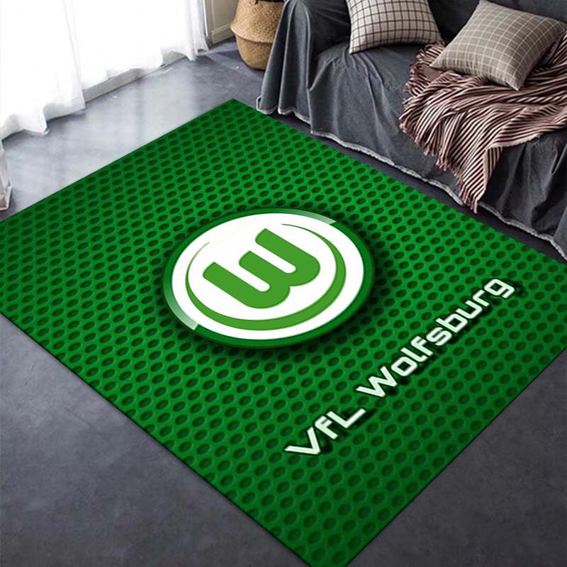 Nuovo Tappeto VfL Wolfsburg 2025 per Soggiorno Camera da Letto Casa Decorazione Divano, Tappetino Antiscivolo per Giochi Bambini 101