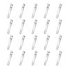 20pcs Stainless Steel Keychain Bottle Openers for Home Travel Efficient Miniature Vial Decapper