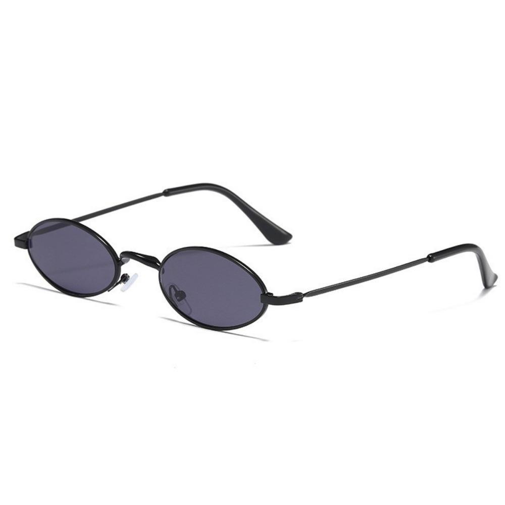 Fashion Retro Oval Metal Children's Sunglasses Hip-hop Sun Protection Eyewear