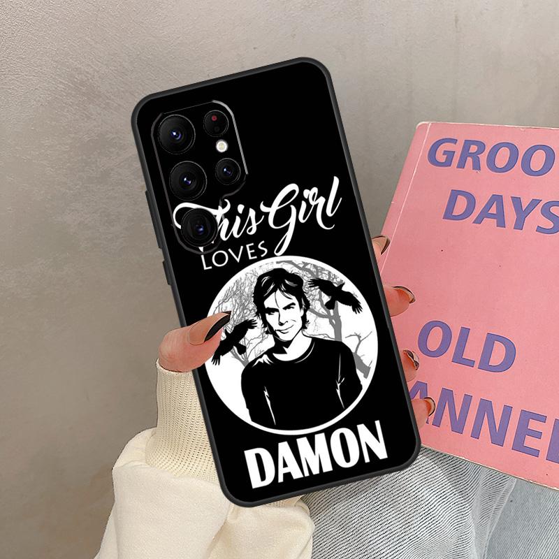 A little bit of Damon Vampire Diaries Case For Samsung Galaxy S24 Ultra S20 S21 S22 S23 S25 Ultra S9 S10 Plus S24 FE Cover Coque