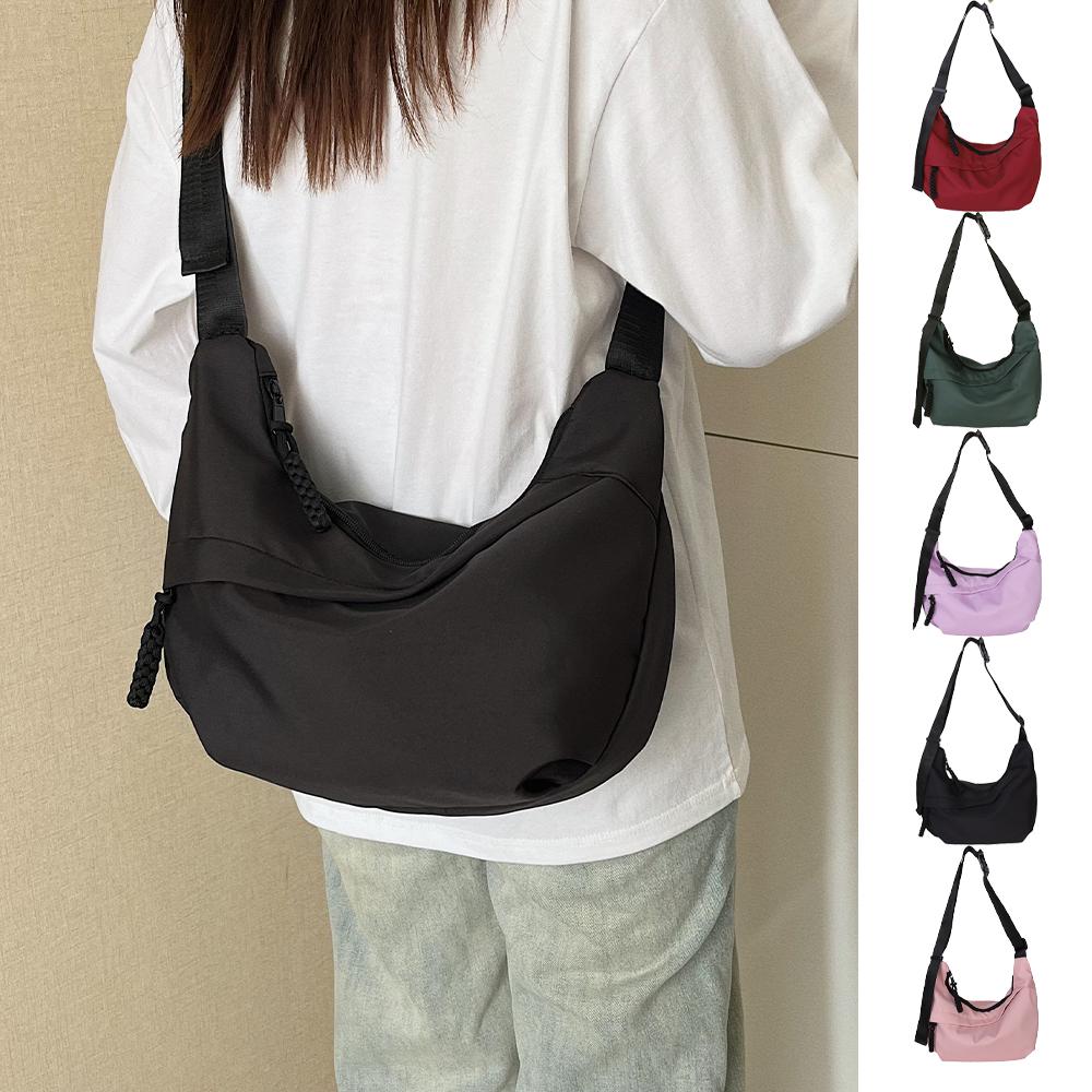 Nyl Cloth Bag, Crossbody Bag, New Fashiable Shoulder Bag, Large Capacity Crossbody Commuting Dumpling Bag, Lightweight