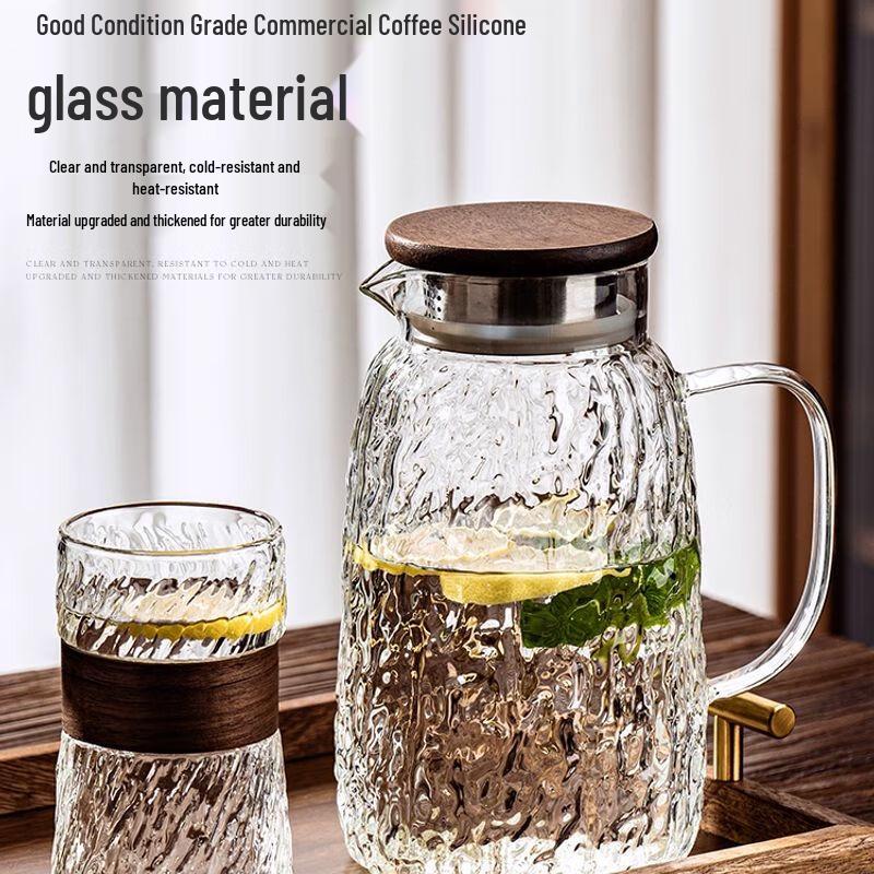 Jia Kang Ming Embossed Heat-Resistant Glassware Set