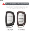 Étui de protection pour clé de voiture intelligente en TPU de couleur rose Porte-clés pour Hyundai Tucson Santa Fe Rena Sonata Elantra Creta Ix35 Ix45 I10 I30 I40