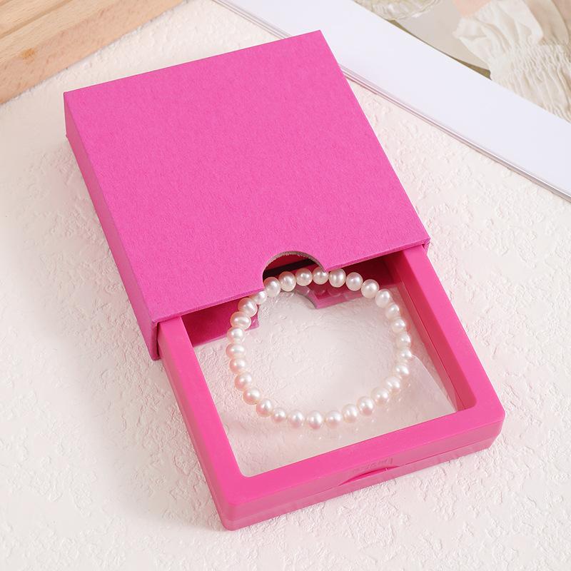 Transparente schwebende Display-Boxen Elastische PE-Folie Schmuckverpackungsbox Schmuck Halskette Ring Dichtungs-Antioxidans Sammlerstück Aufbewahrungsbox 10 Stück