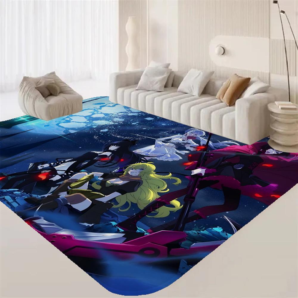 Anime Characters R-RWBY Bathroom Mat INS Style Soft Bedroom Floor House Laundry Room Mat Anti-skid Welcome Doormat