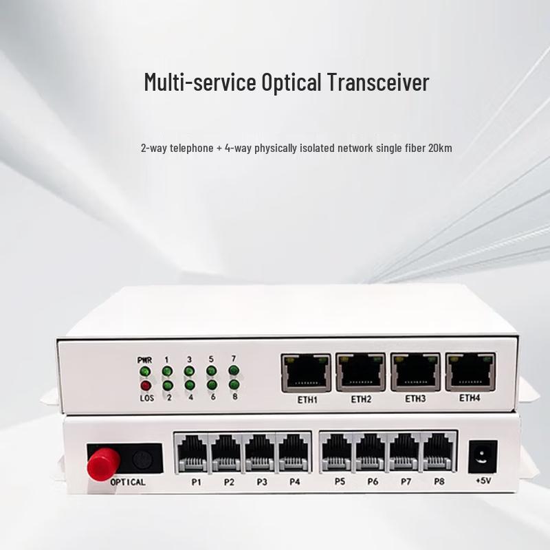 Zhonglu Baishitong BST-DQ2P-20A Multi-Service PDH Optical Transceiver