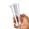100ml Plastová odměrka potravinářské kvality s měřítkem - Bez BPA, Ideální pro použití v kuchyni a restauraci Krabička organizér na odměrky