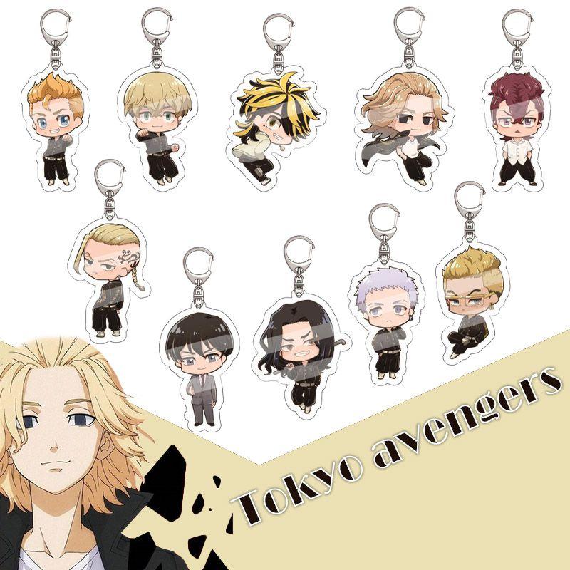 Keychain Tokyo Revengers Keyring Manjiro Ken Takemichi Hinata Pendant Atsushi