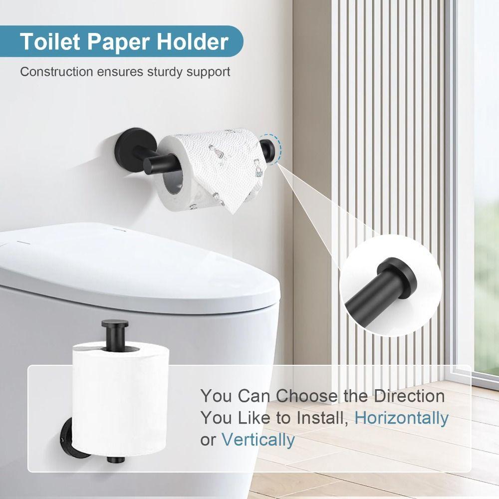 Rustproof Bath Towel Holder 5 Pieces Towel Bar Set Premium Quality Bathroom Hardware Set  Hotel