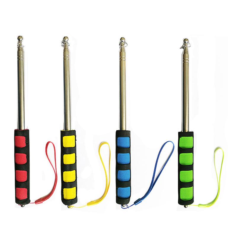 Stainless Steel Telescopic Teaching Pointer Flagpole Cane