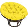 Round Hanging Chair Cushion Set: Thickened Cushion & Backrest for Swing/Basket Chairs