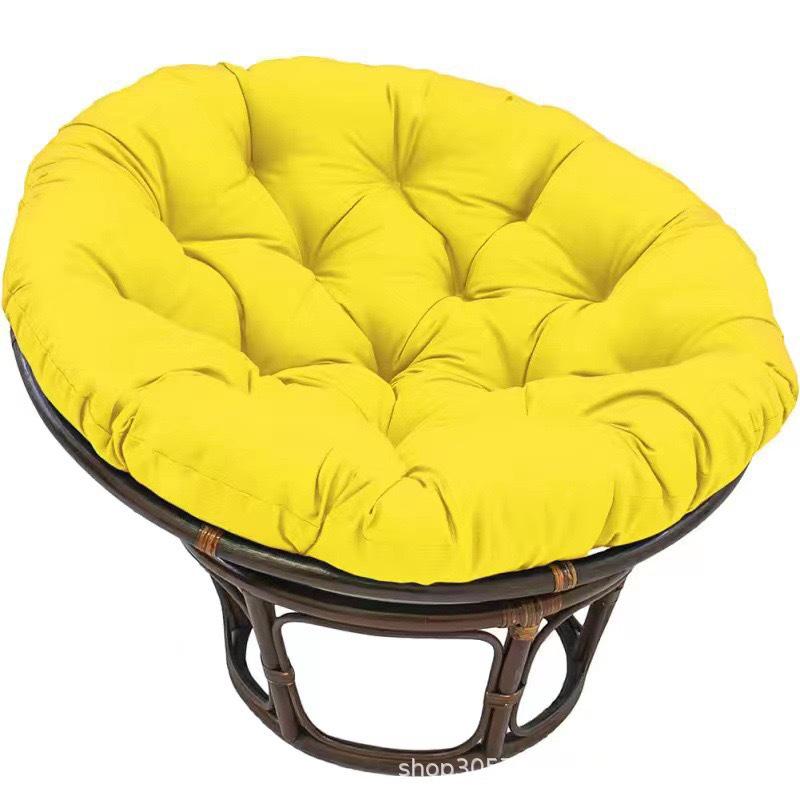 Round Hanging Chair Cushion Set: Thickened Cushion & Backrest for Swing/Basket Chairs