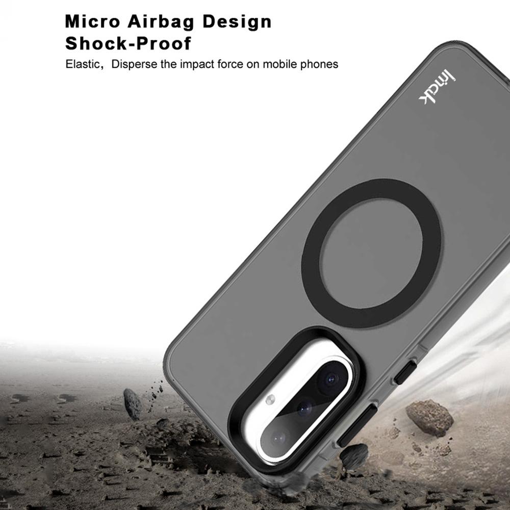 IMAK Für Samsung Galaxy A36 5G/A56 5G Hülle Kompatibel mit MagSafe PC+TPU Schützende Handy-Rückseite