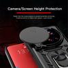 KEYSION Shockproof Armor Case for Xiaomi 15 Ultra 5G Slide Camera Lens Protection Ring Stand Phone Back Cover for Xiaomi15 Ultra