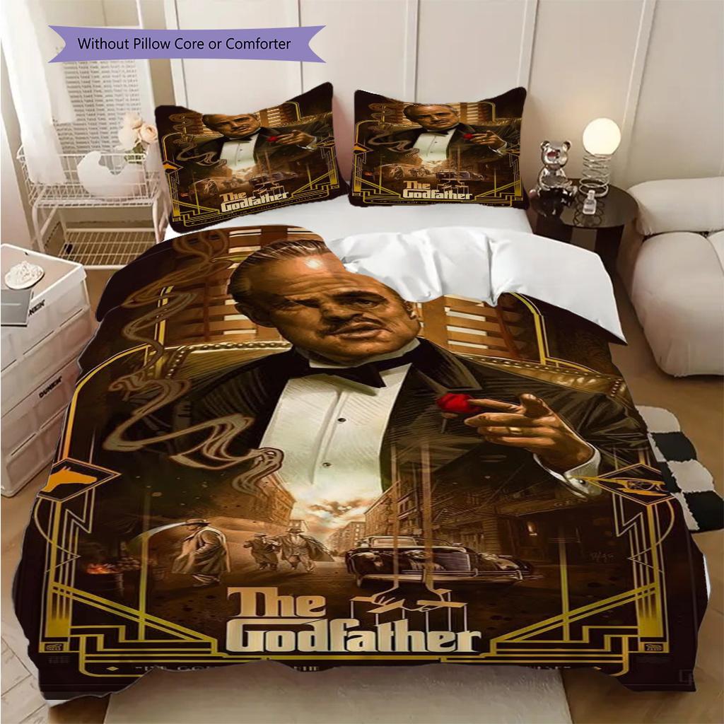The Godfather Trilogy Threepiece Set 1 Duvet Cover 2 Pillowcase Without Core Bedding Set Duvet Cover And Pillowcase Soft And Comfortable