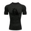 Nativity Scene  Men's Sports T Shirt Training Fitness Gym Jogging Running Compression Shirts Tight Elastic Breathable