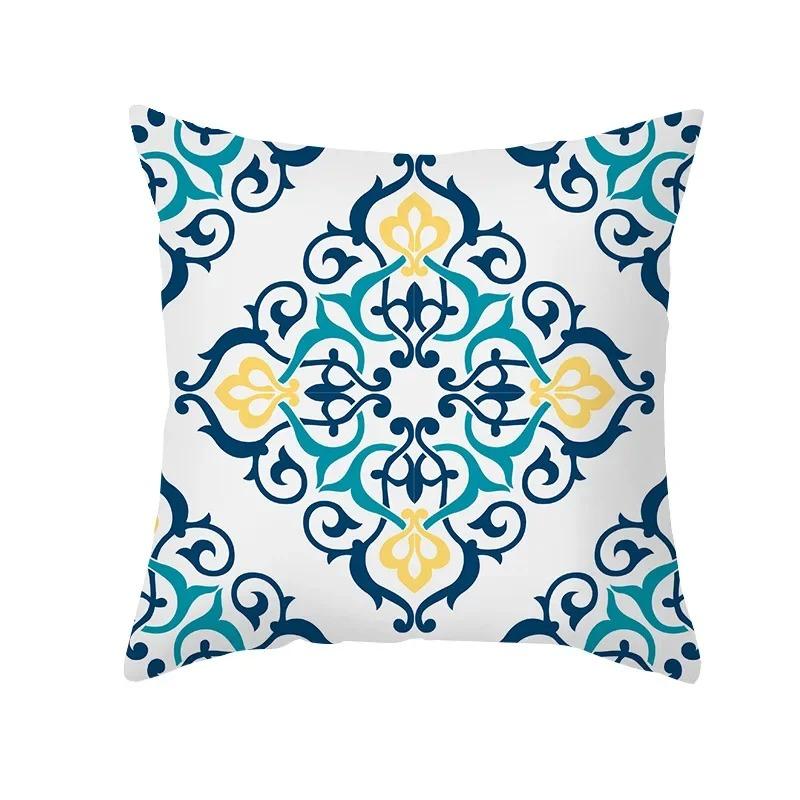 Home Decor Exquisite Patterned Decorative Throw Pillow Covers Pattern Cushion Cover Suitable For Sofa Bedroom Car Pillow Cover