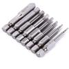 8pc Head Hex Long Allen Bit Set Quick Connect Shank Impact Driver Magnetic Drill