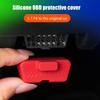 Bil Obd Diagnostisk Interface Beskyttelsesdæksel Silikone Obd Støvdæksel Beskyttelsesdæksel Indvendig Trim Tilbehør Modifikation