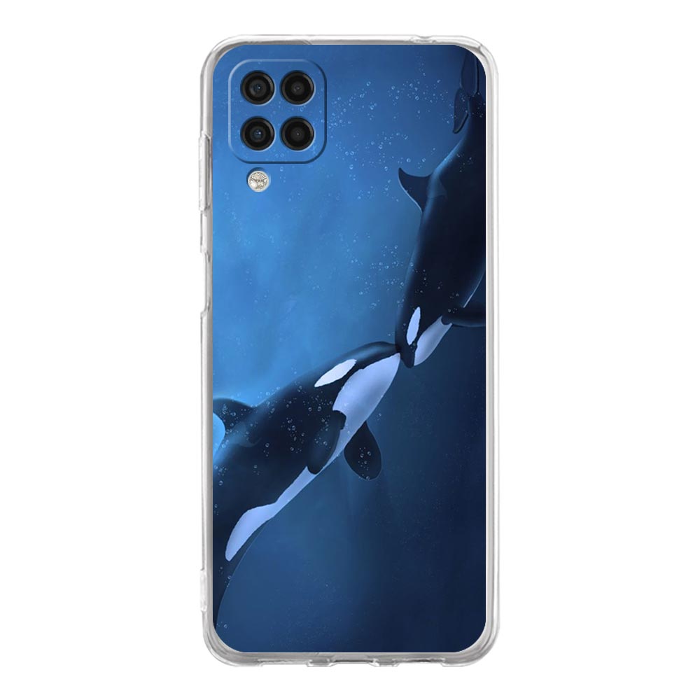 

Чехол для телефона Samsung A13 A33 A35 A55 A73 A53 A23 A51 A71 A21S A12 A31 A41 A05s A03S A15 A25 5G Косатка океанская милая косатка Samsung A55 5G