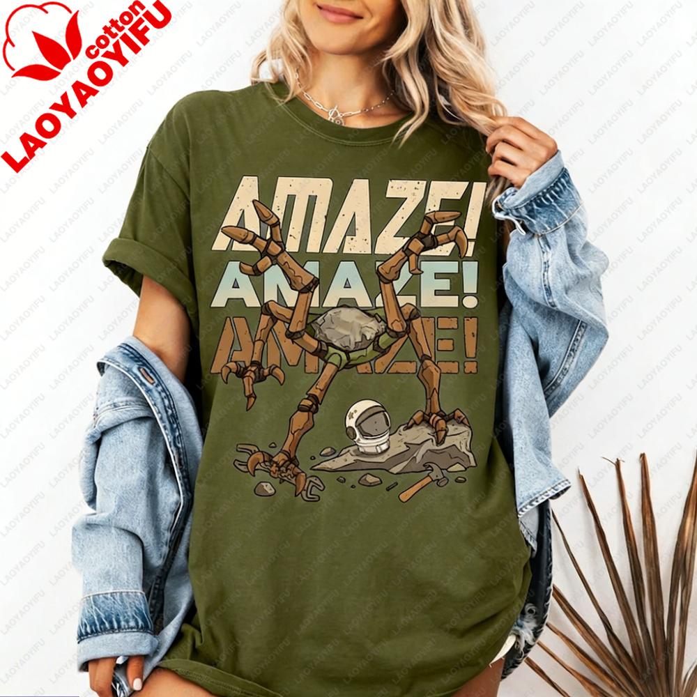 Rocky Amaze Amaze Amaze Shirt Hail Mary Book Inspired Tee Scifi Reader Gift Tshirt Latest Trendy Style Unisex Unisex Cotton Tops