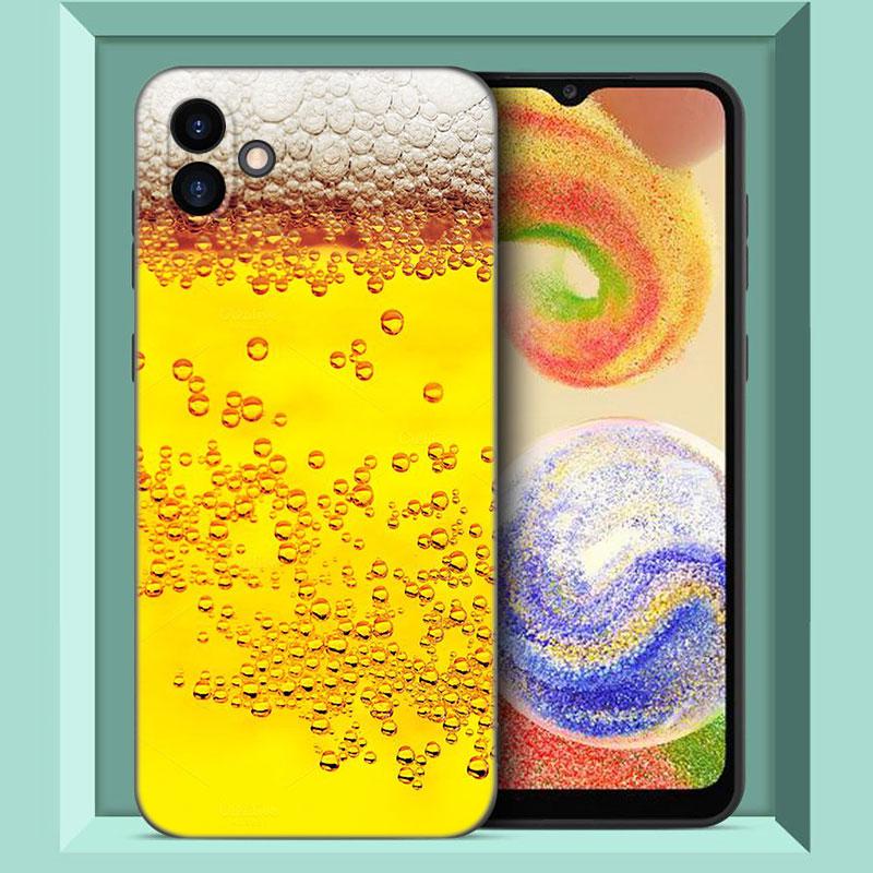 

Холодное пиво черный силиконовый чехол для телефона Samsung Galaxy A01 A03 Core A04 E A02 A05 A10 A20 A21 A30 A50 S A6 A8 Plus A7 2018 Samsung A03