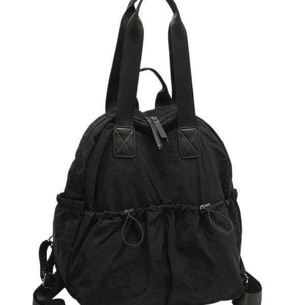 Schoolbag Simple Niche Backpack Portable Casual Large Capacity Shoulder Bag Loose Fashion Versatile Commuter Women's Backpack
