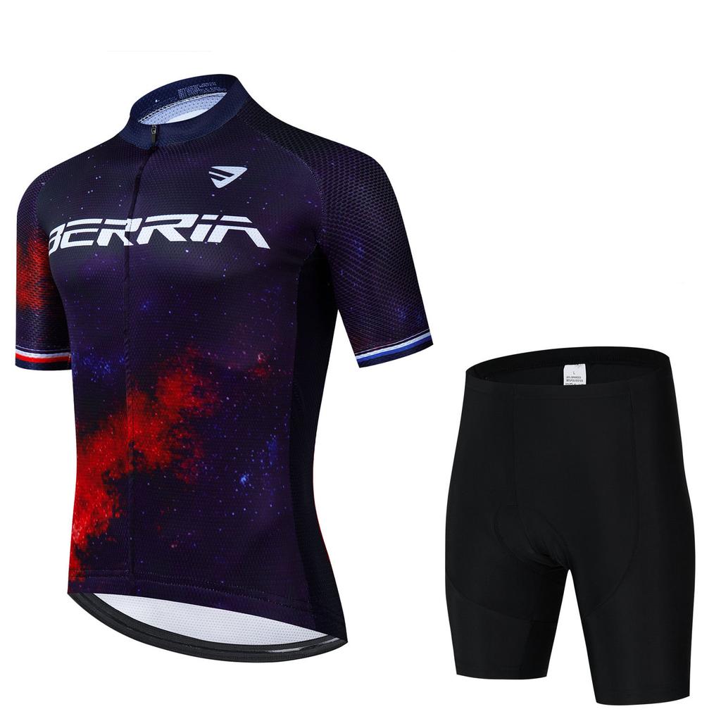 Cycling Suit Men's and Women's Summer Short-sleeved Road Bike Mountain Bike Breathable Bicycle Suit 2026 Summer Breathable Cycling Suit