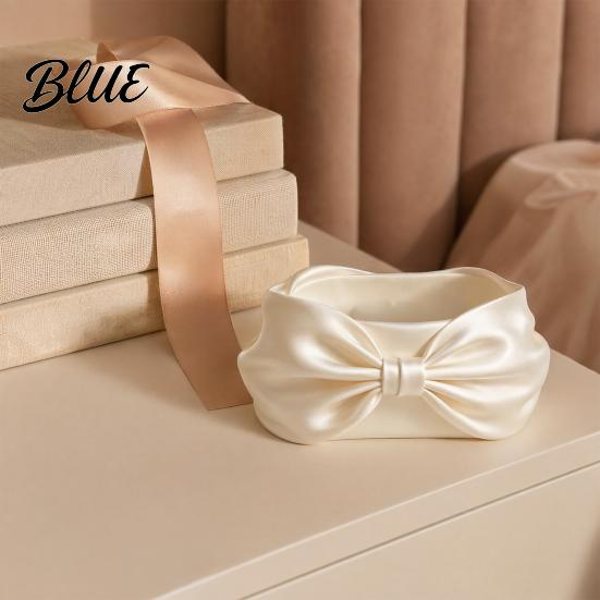 Decorative Storage Bowl 3D Print Box, Bow Shape Multifunctional Organizer, One-piece Molded Container Desktop Bowl, for Jewelry And Beauty Accessories