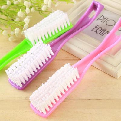 Durable Long-Handled Hard-Bristle Shoe Brush for Effective Household Cleaning